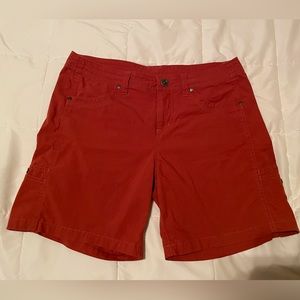 Kuhl Burnt Orange Women’s 10 High Rise Adventure Shorts
